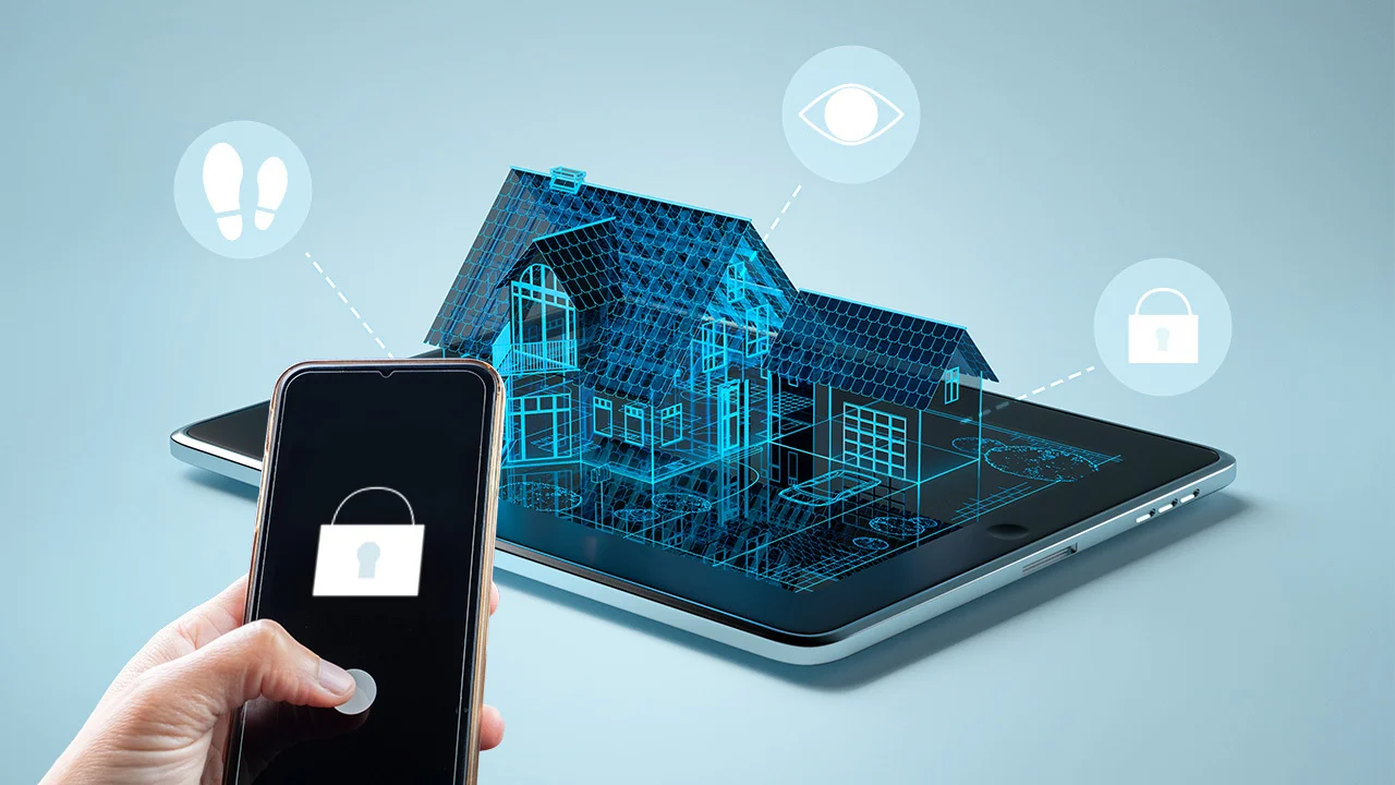 Window and door sensor installed for intrusion detection