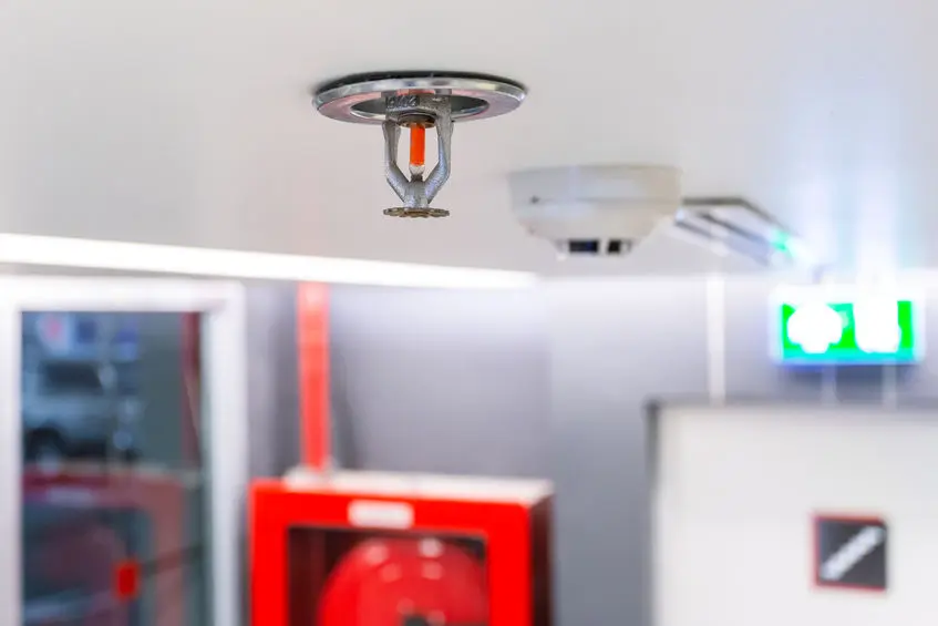 Fire safety inspection and compliance for commercial property