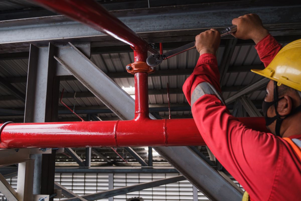 Commercial fire protection system installed by H&W Alarm in Orlando, FL