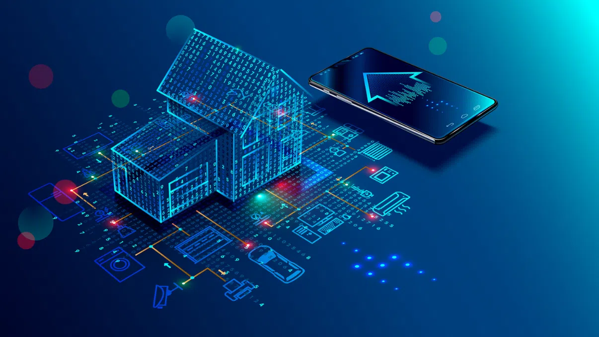 Home automation network connecting smart security devices